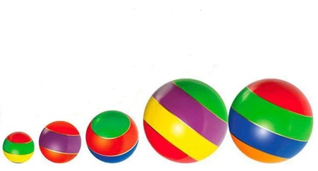 Купить Мячи резиновые (комплект из 5 мячей различного диаметра) в Минусинске 